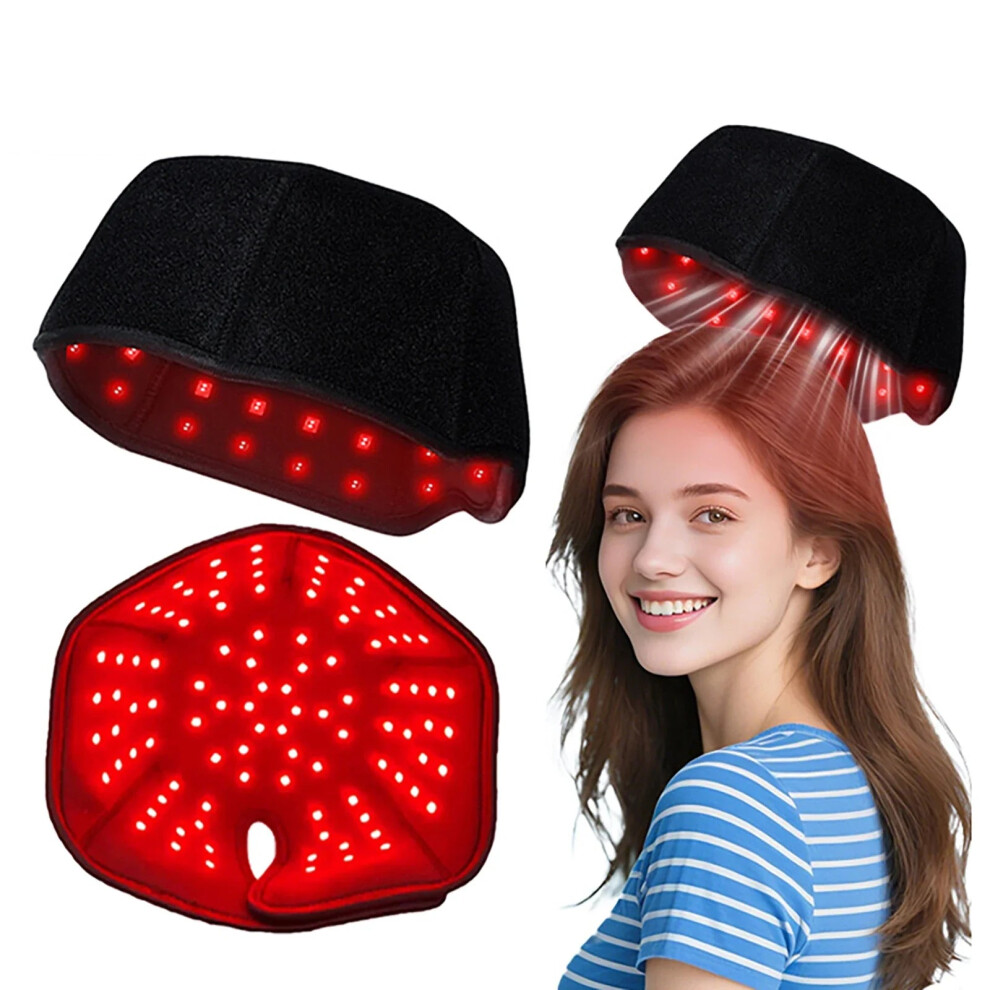 Greenzech Red/Light Hair Growth Cap | 660Nm & 850/940Nm Infra Therapy For Scalp Wellness