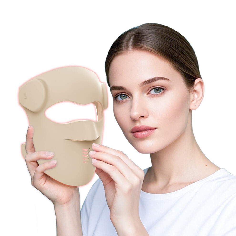 Greenzech Red/Light Wireless & Near Infra Led Therapy Face Mask - Anti-Aging & Skin Rejuvenation - 9 Modes For Home Skincare