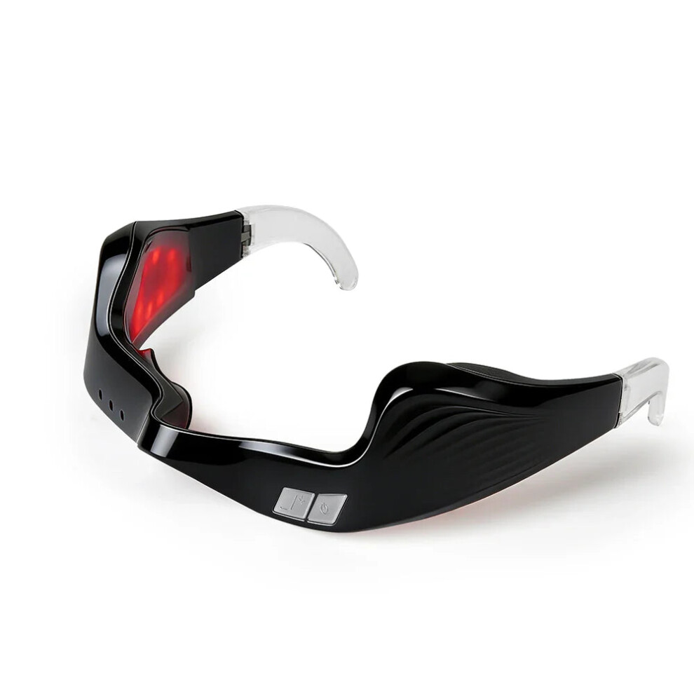 Greenzech Black/Red/Light () Under-Eye Glasses Massager | Ems, Warmth & For Eye Comfort & Skin Appearance
