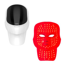 Wireless 7-Color LED Face & Neck Mask - Red Light Therapy for Wrinkles & Skin Rejuvenation