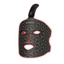 (only mask) Portable Red & Near Infrared LED Silicone Face Mask - Anti-Aging, Skin Repair & Brightening for Home Use