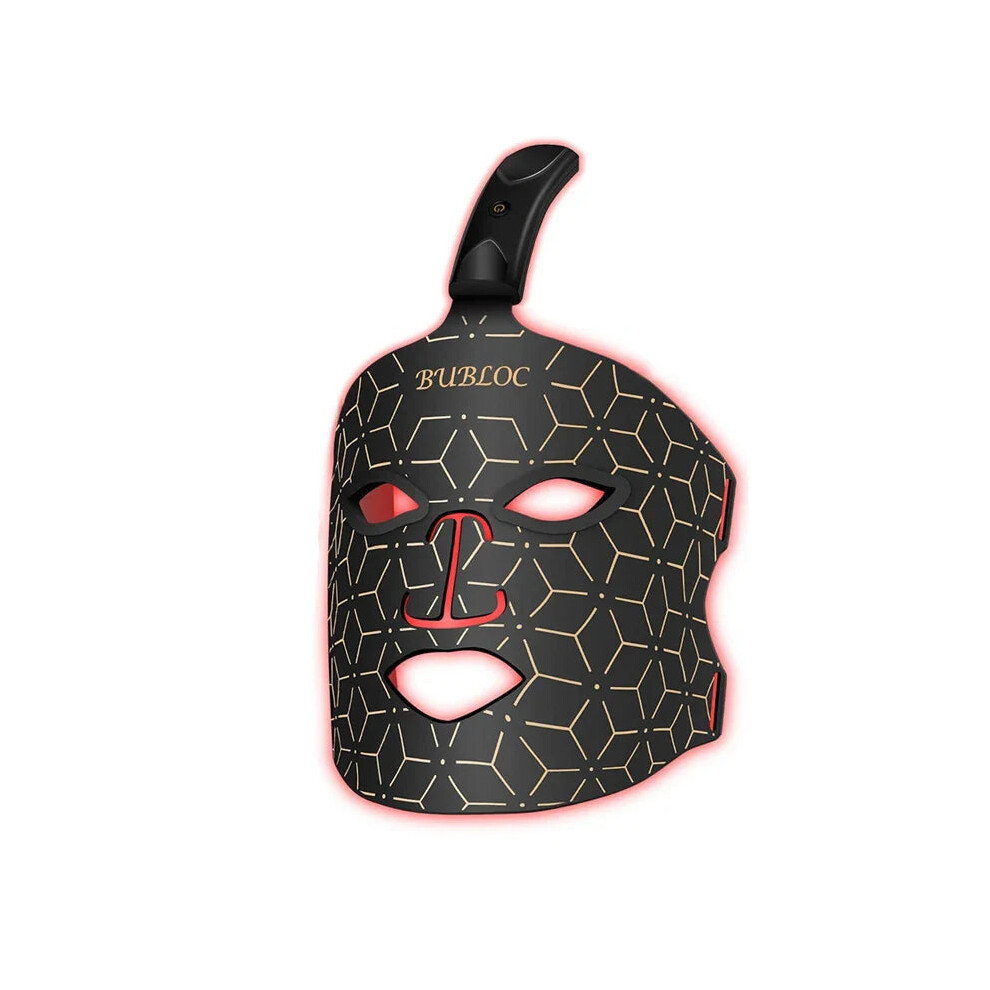 Greenzech Red (Only Mask) Portable & Near Infra Led Silicone Face Mask - Anti-Aging, Skin Repair & Brightening For Home Use