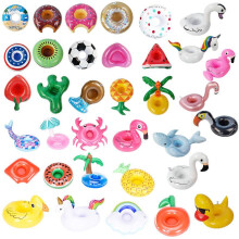 (U) Inflatable Kids Pool Toy Pineapple Rainbow Swan Swimming Pool Beach Play Water Coaster for Children