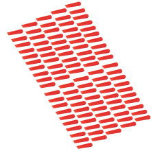 100 Stück wiederverwendbare-Rot