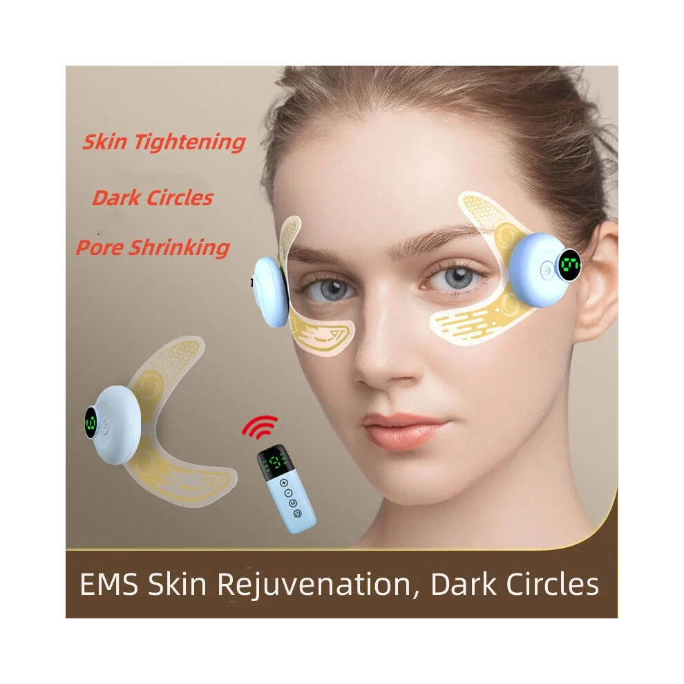 Greenzech Dark Ems Eye Mask Patch, Facial Massager For Lifting, Fatigue Relief, And Reducing Circles & Eye Bags