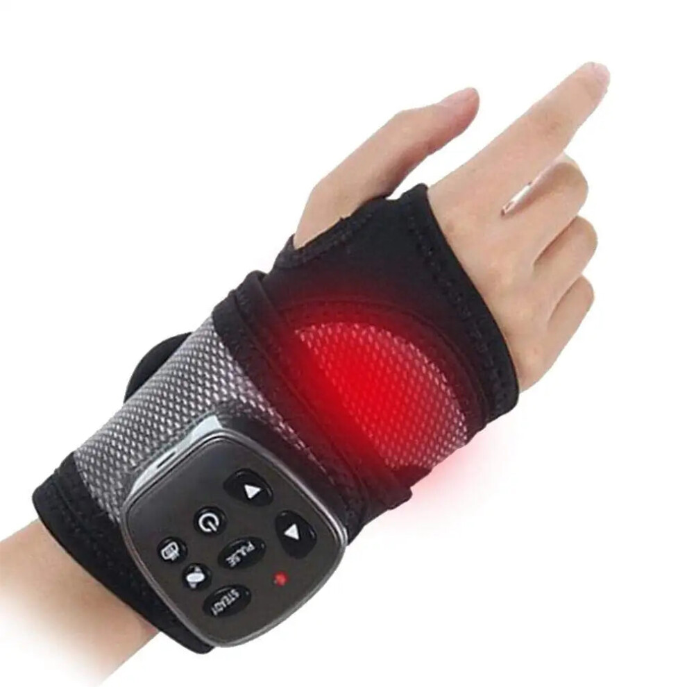 Greenzech Cordless Hand Massager With Heat And Compression For Arthritis And Carpal Tunnel Pain Relief