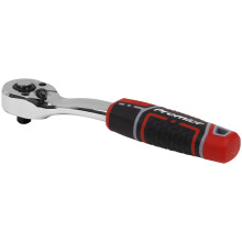 Sealey AK8937 Premier Offset Ratchet Wrench with Flip Reverse 1/4"Sq Drive
