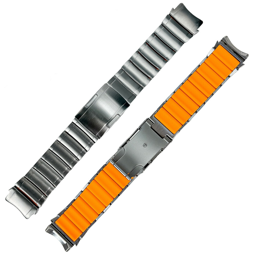 For Huawei Watch Gt Runner 2 Metal Strap 22Mm Titanium Alloy Watch Band With Turtle Shell - Silver 6914294175297