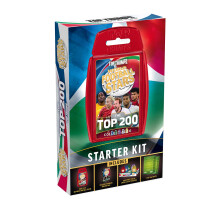 World Football Stars Top 200 Top Trumps Card Game Chrome Pack Starter Kit