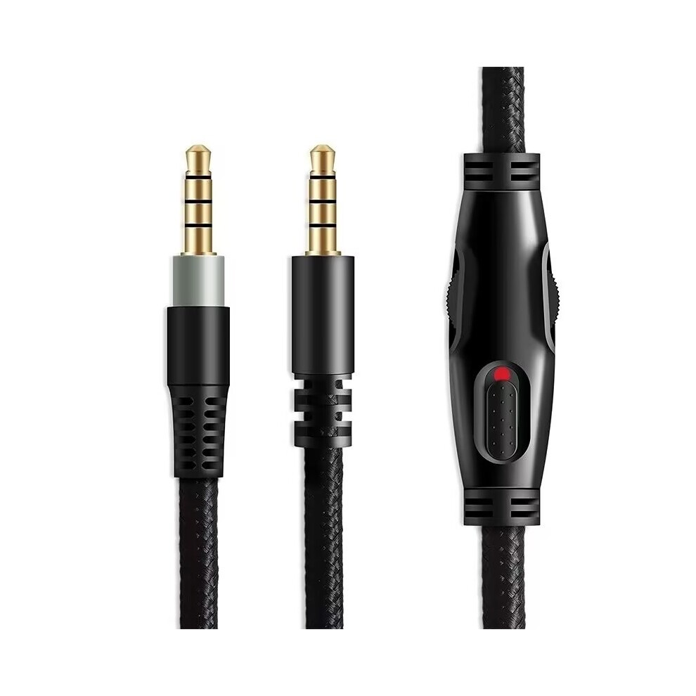1.5M 3.5Mm Audio Cable For Hyperx Cloud Alpha S / Alpha / Mix / Logitech G633 / - Black 6914293787736