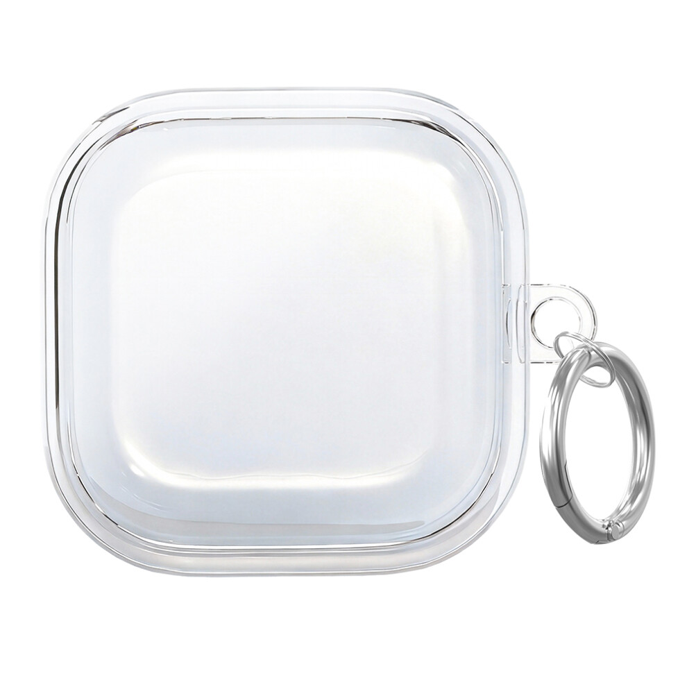 For Samsung Galaxy Buds4 / Buds4 Pro Case Earphone Tpu Cover With Metal Hook - Transparent 6914298650363