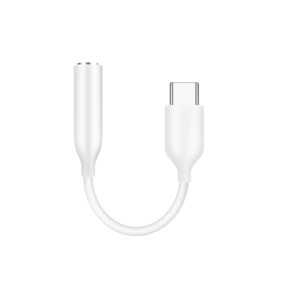 Usb-C To 3.5Mm Audio Adapter For Samsung Galaxy S21 Ultra / S20 / Note 20 Type-C - White 6914294872974