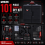MYLEK Mylek 18V Cordless Drill Driver Li-Ion Battery 130 Piece Accessory Set 4