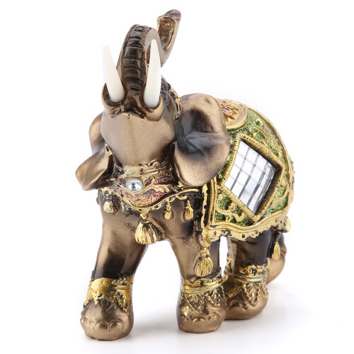 Vibrant Green Elephant Home Decor 1