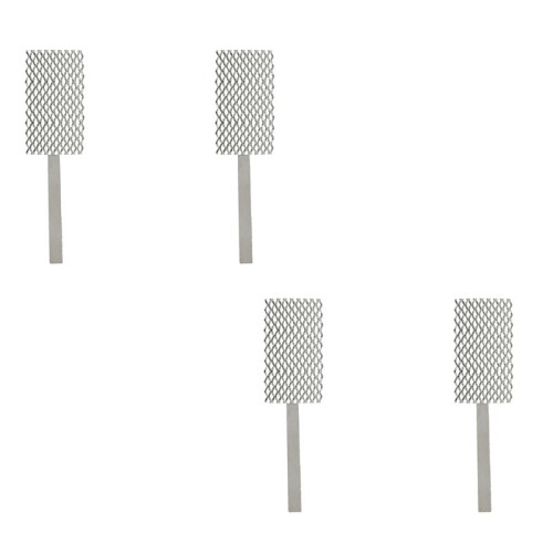 4pcs 6 x 15cm Mesh Platinized Titanium Anode Rhodium Jewelry Plating Plater Tools
