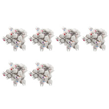 120 Pezzi Portachiavi Portachiavi Appeso A Forma di Dente Regalo Dentale Carino