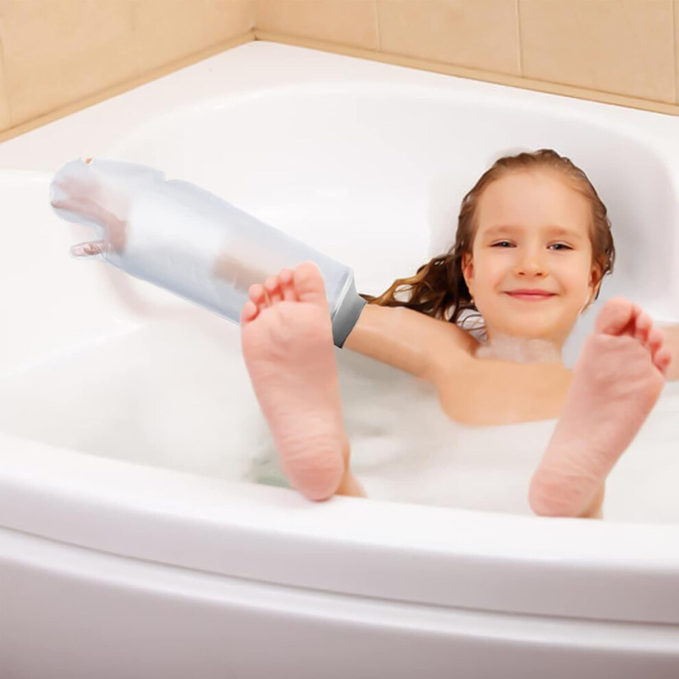 Greenzech (Kids Arm(Medium)) Waterproof Full Arm Cast Cover For Shower - Reusable, Watertight Seal, Ideal For Post-Surgery Use