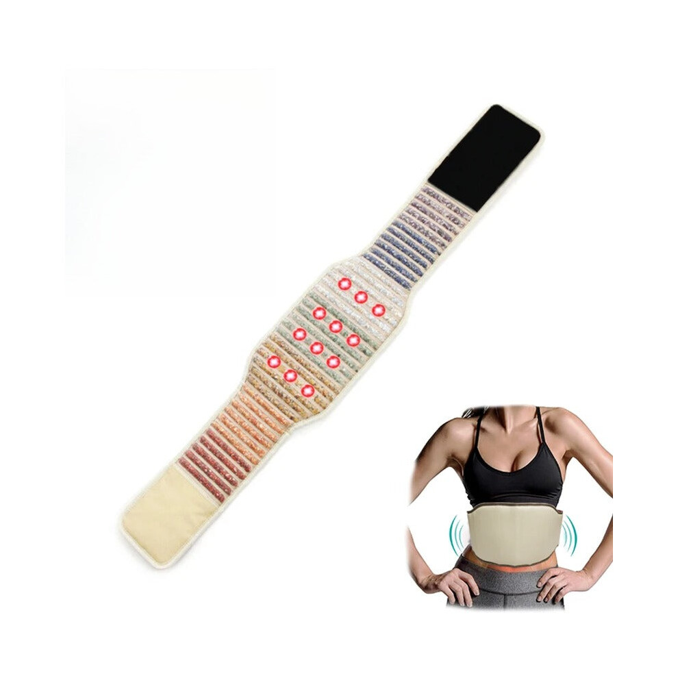 Greenzech (Au) Pemf Far-Infrared Heating Belt | Anionic Jade Crystal For Chakra & Pain Relief