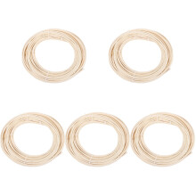 5Rollen Natuurlijke Beige Rattan Weefset Voor Meubels En DIY Creaties