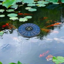Solar Oxygen Pump with 2200mAh Battery, 0.8L/min Portable Aerator for Fish Tank & Pond, Silent, 6V 2.5W Panel, 150cm Tube, Auto On/Off – compatible