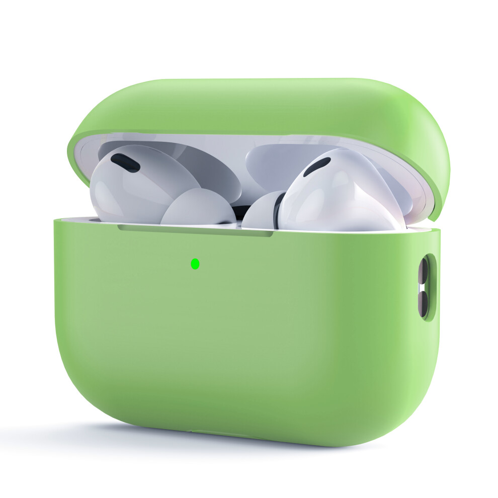 (Matcha ) For Airpods Pro 3 Case Split Design Ultra Thin Silicone Earphone Protective Cover Green 6914296584431