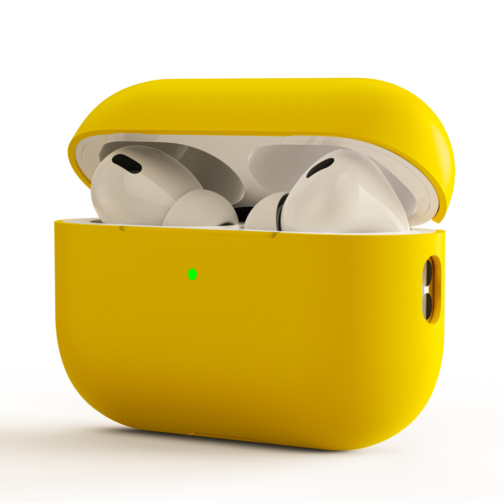 (Yellow) For Airpods Pro 3 Case Split Design Ultra Thin Silicone Earphone Protective Cover Yellow 6914297296432