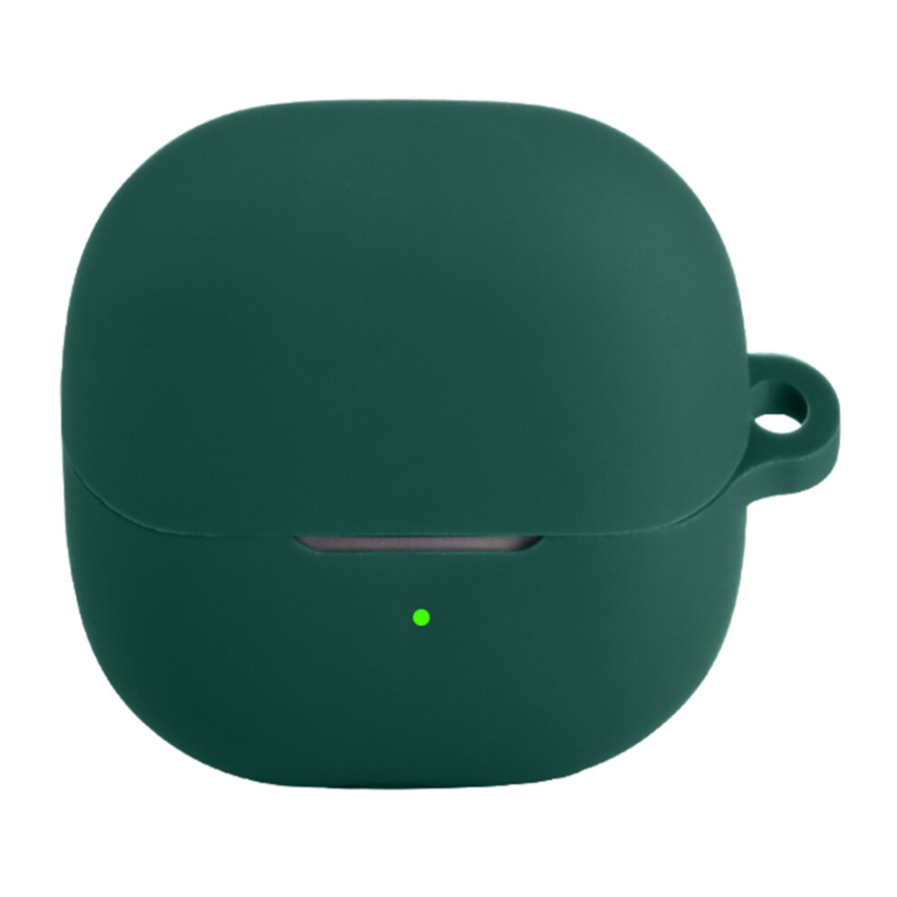 (Blackish ) For Xiaomi Buds 6 Silicone Case Wireless Earbuds Protective Cover With Anti-Lost Buckle Green 6914290075737
