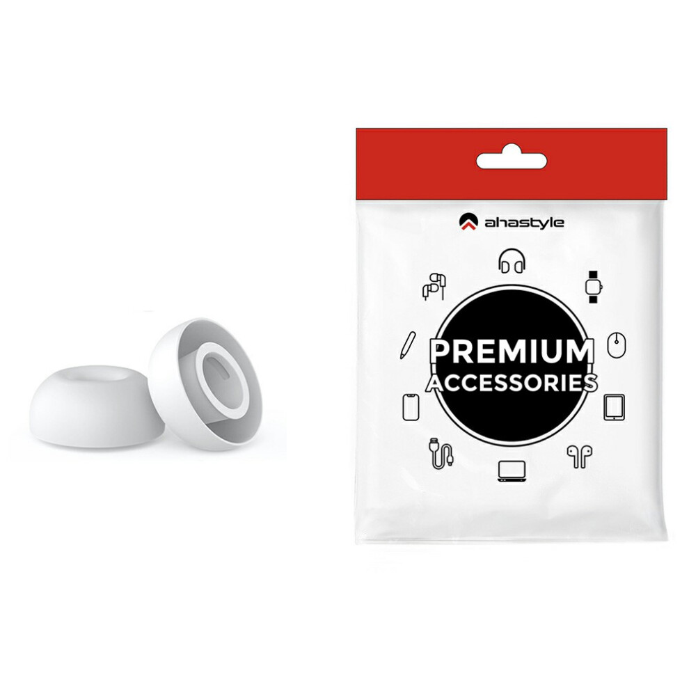 ( / S) Ahastyle Wg187 1 Pair For Airpods Pro 3 Silicone Ear Tips Replacement Earphone Caps White 6914292984099
