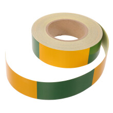 1Rouleau Ruban De Caution PVC Réfléchissant Antidérapant
