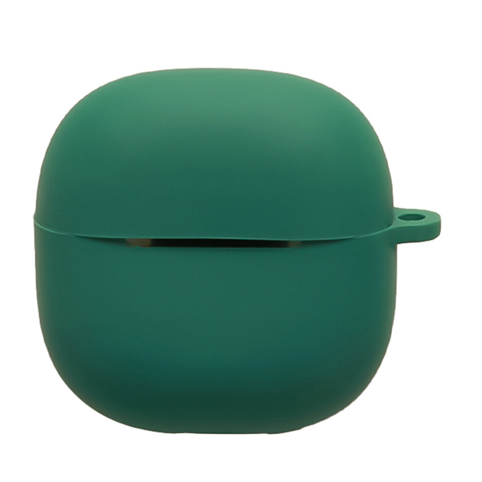 (Blackish ) For Xiaomi Redmi Buds 8 Lite Silicone Case Wireless Earbuds Protective Cover With Anti-Lost Buckle Green 6914294635579