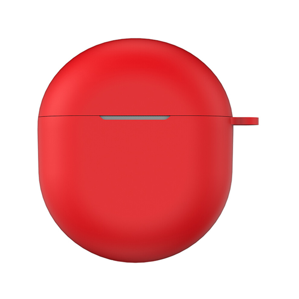 (Red) For Google Pixel Buds 2A Soft Silicone Case Scratch Resistant Earphone Cover With Carabiner Red 6914293942500