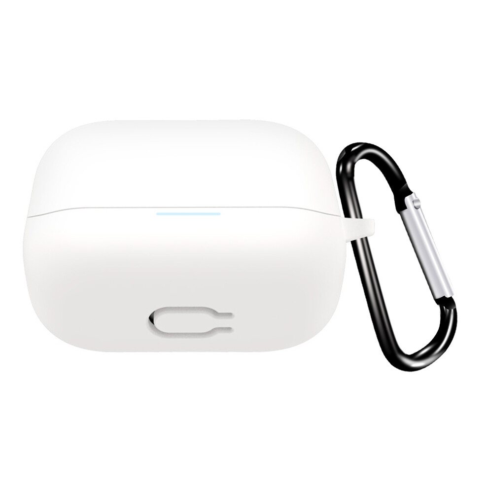 (White) For Anker Soundcore K20i Protective Case Bluetooth-Compatible Earphone Silicone Cover With Hook White 6914294427549