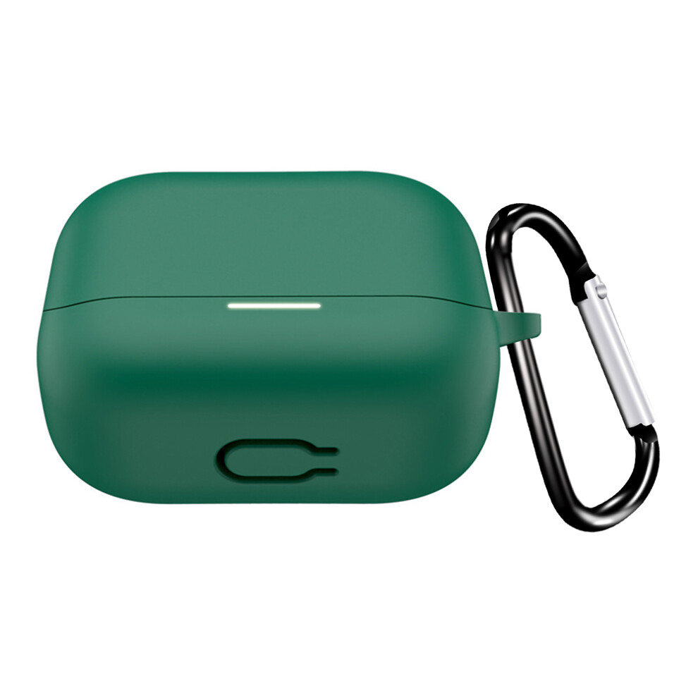 (Blackish ) For Anker Soundcore K20i Protective Case Bluetooth-Compatible Earphone Silicone Cover With Hook Green 6914291032241