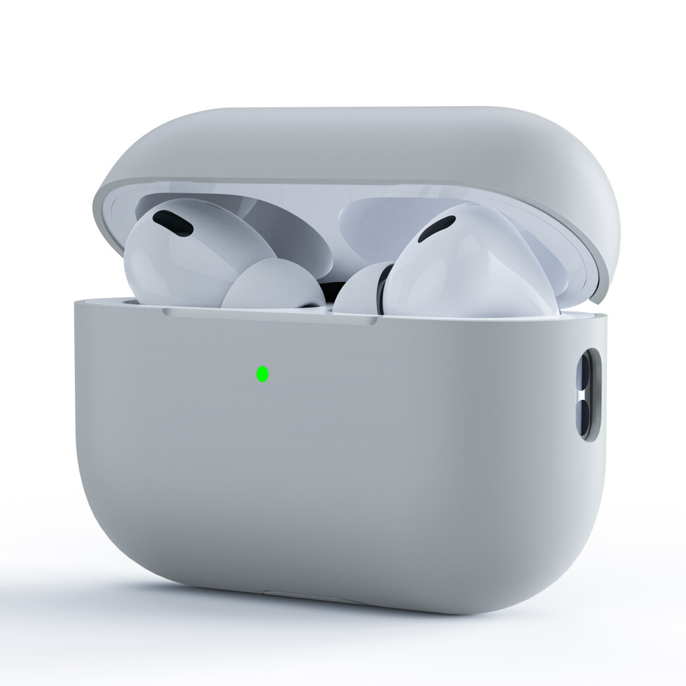 (Grey) For Airpods Pro 3 Case Split Design Ultra Thin Silicone Earphone Protective Cover Grey 6914291323165