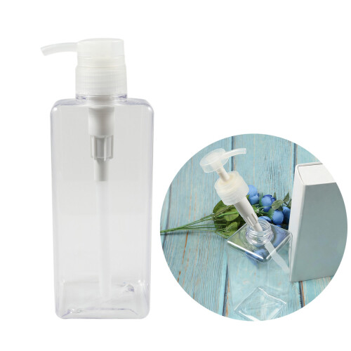 650Ml Transparent Pour Liquides Shampooing