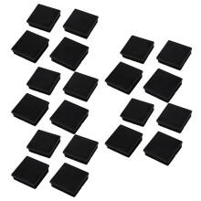 Plastico Cuadrado Tubo Tuberia Insertar Supresion Final Casquillos 50mm 2 Pulgadas 20 Pcs