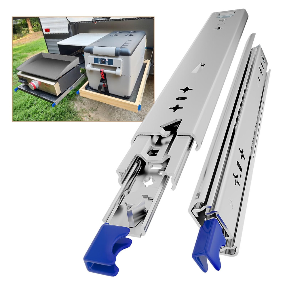 Photos - Other for Repair AOLISHENG Heavy Duty Drawer Runners 350mm 120Kg Load Capacity Heavy Duty Drawer Slides Draw Runners, Ball Bearing Full Exten