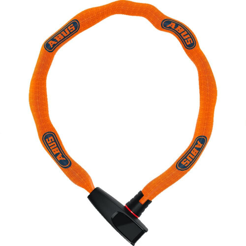 Abus Antivírus de cadeia - ABUS - Catena 6806K - Aço temperado - Cabo têxtil - Laranja Fluorescente