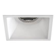Astro Minima Slimline Square Fixed Fire-Rated IP65 Bathroom Downlight - IP65 Rated - (Matt White), GU10 LED Lamp, Designed in Britain - 1249038-3 Year