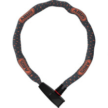ABUS Catena 6806K chain lock - Lightweight hardened steel bike lock with fashionable textile tube - Square chain with security level 6
