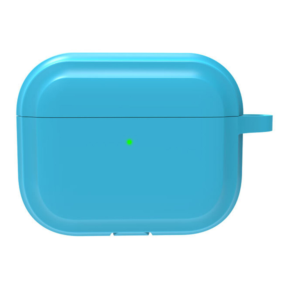(Sky Blue) For Airpods Pro 3 Silicone Case Full Protection Earphone Cover With Carabiner Sky Blue 6914298164457