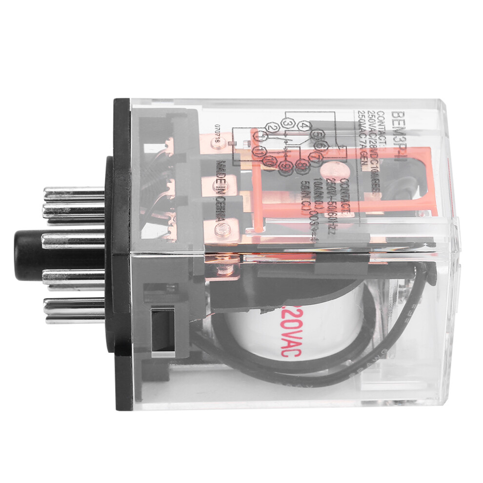 220V Ac 10A Electromagnetic Relay 11 Pin 7055741210181