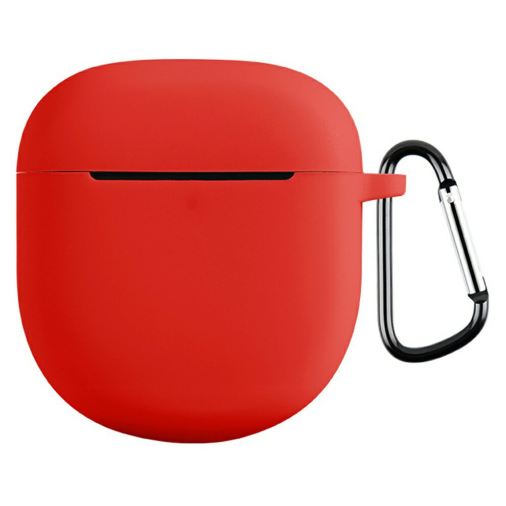 (Red) For Bose Quietcomfort Earbuds Ii Silicone Case Wireless Earphone Anti-Scratch Protective Cover With Carabiner Red 6914293023001