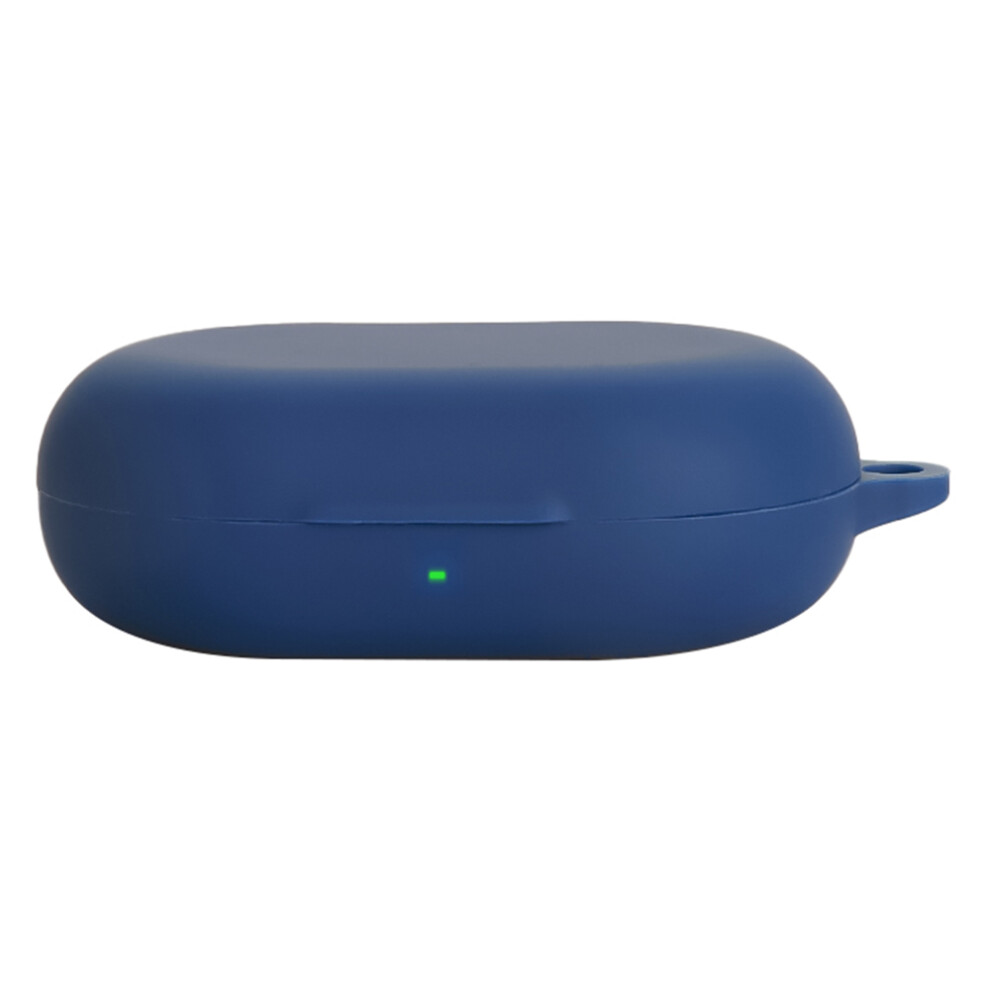 ( Blue) For Soundpeats Chasers Protective Case Bluetooth-Compatible Earbuds Silicone Cover With Hook Dark/Blue 6914295765244