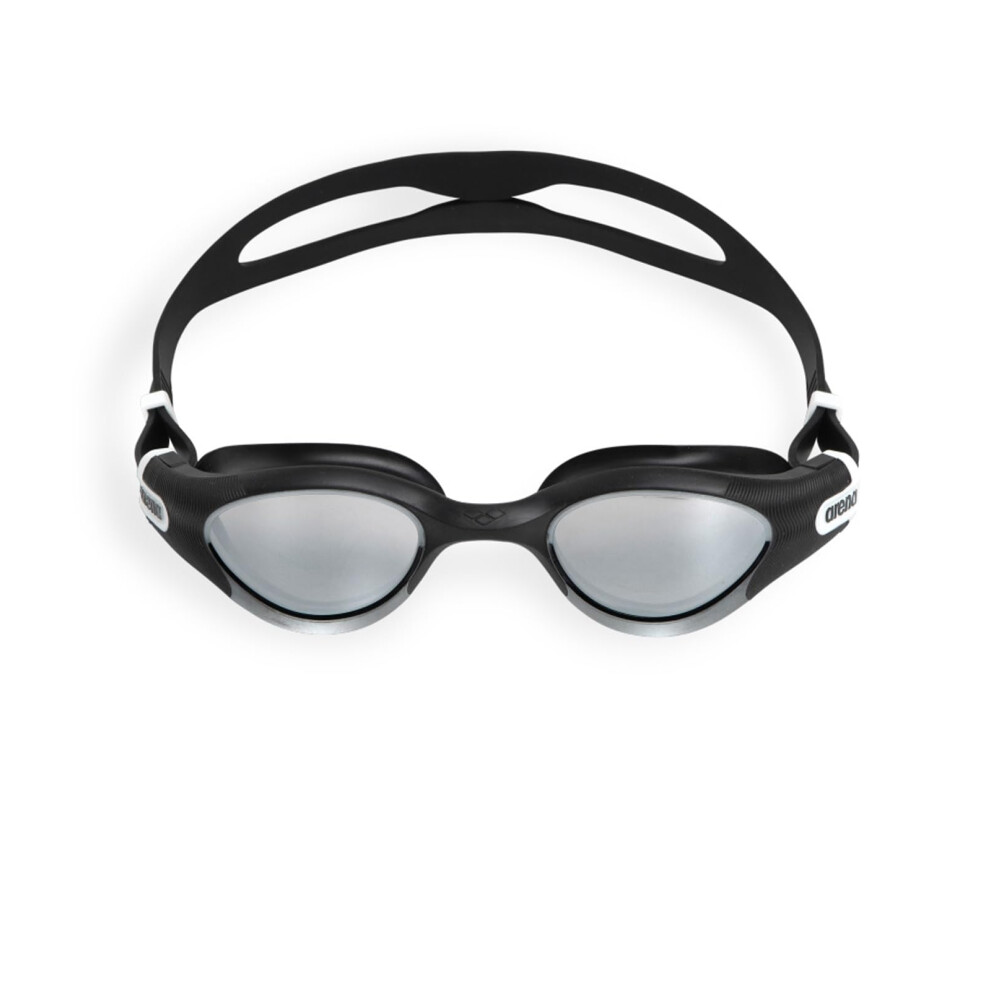 Arena The One Plus Mirror, Unisex Swimming Goggles, Large Mirrored Lenses, Anti-Uv, Self-Adjusting Nose Bridge, Adjustable Slit Strap, Orbit-Proof Sea