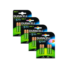 Duracell AAA Pre-Charged Rechargeable Batteries - Pack of 16