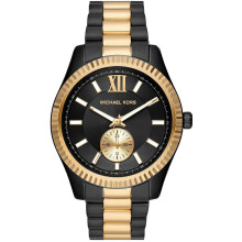 Michael Kors MK8948 Lexington Black Dial Two Tone Ladies Watch