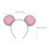 5Pcs Tiara Com Orelhas De Rato Para Festa E Cosplay 2