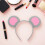 5Pcs Tiara Com Orelhas De Rato Para Festa E Cosplay 8