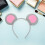 5Pcs Tiara Com Orelhas De Rato Para Festa E Cosplay 9